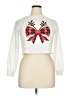 Shein White Long Sleeve T-Shirt Size 14 - photo 1