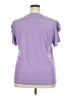 Unbranded Purple Short Sleeve Top Size XXL - photo 2