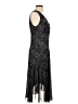 Connected Apparel 100% Polyester Paisley Black Cocktail Dress Size 10 - photo 4