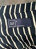 Gap 100% Viscose Stripes Black Casual Dress Size S - photo 7