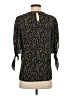 CeCe Black 3/4 Sleeve Blouse Size XS - photo 2