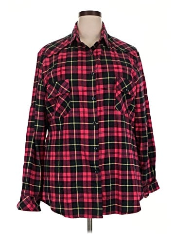 Matchstick Long Sleeve Button-Down Shirt (view 1)
