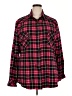Matchstick 100% Cotton Plaid Red Long Sleeve Button-Down Shirt Size XXL - photo 1