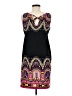 ECI Paisley Black Casual Dress Size 8 - photo 2