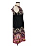 ECI Paisley Black Casual Dress Size 8 - photo 4