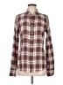 J.Crew Plaid Red Long Sleeve Button-Down Shirt Size 6 - photo 1