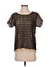 J.Crew 100% Polyester Black Short Sleeve Top Size XS - photo 1