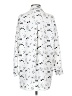 ASOS 100% Polyester Print White Long Sleeve Blouse Size 4 - photo 2