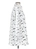 ASOS 100% Polyester Print White Long Sleeve Blouse Size 4 - photo 4