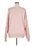 Shein Curve 100% Polyester Hearts Pink Pullover Sweater Size 16 (2) - photo 2