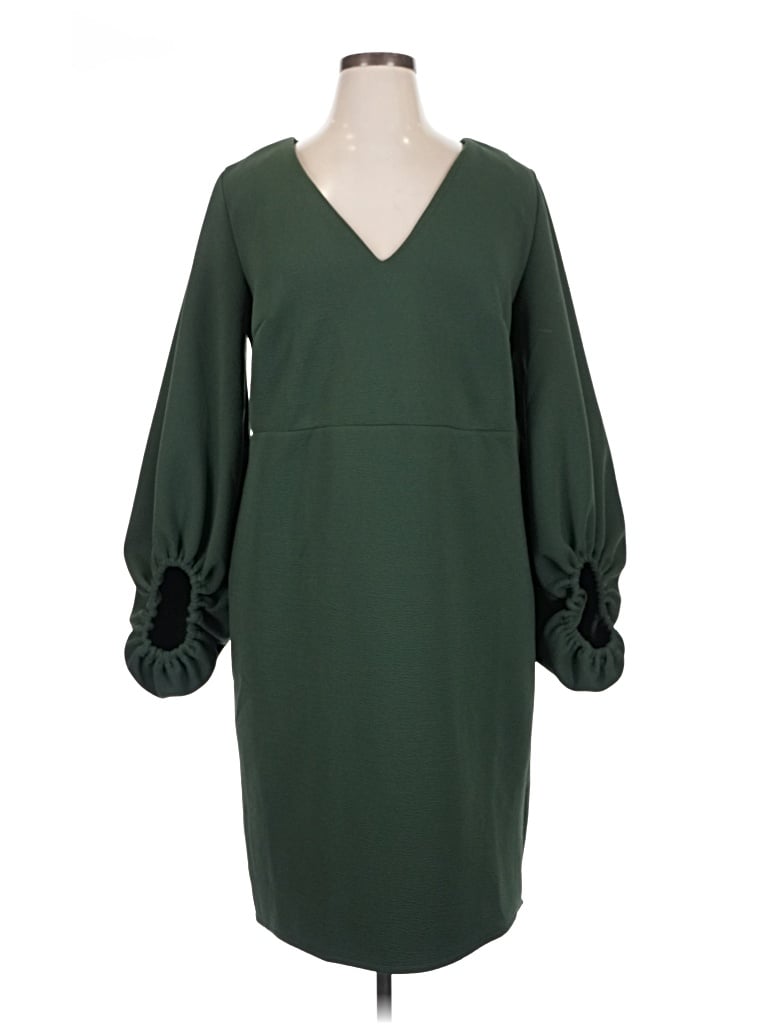 Pre-owned Eloquii Casual Dress In Green