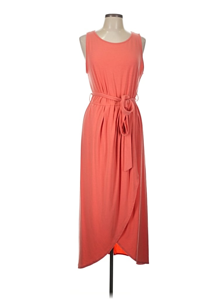 Pre-owned Zenana Casual Dress In Orange