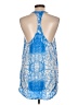 Mikoh 100% Rayon Blue Sleeveless Blouse Size Lg (3) - photo 2