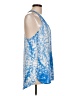 Mikoh 100% Rayon Blue Sleeveless Blouse Size Lg (3) - photo 4
