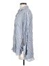 Zara Blue Long Sleeve Button-Down Shirt Size S - photo 5