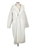 Nasty Gal Inc. 100% Polyester Ivory Coat Size 0 - photo 1