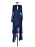 Hutch 100% Polyester Blue Cocktail Dress Size 8 - photo 1