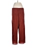 Nine West 100% Polyester Stripes Red Casual Pants Size L - photo 1