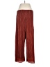 Nine West 100% Polyester Stripes Red Casual Pants Size L - photo 2