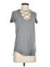 American Eagle Outfitters Gray Short Sleeve Top Size S - photo 1