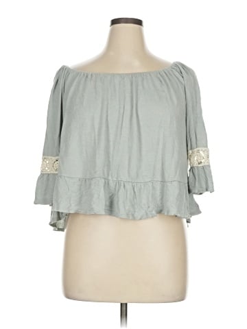 Eyeshadow 3/4 Sleeve T-Shirt (view 1)