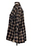 Zara 100% Baumwolle Plaid Brown Long Sleeve Button-Down Shirt Size M - photo 5