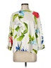 Zara Floral Ivory 3/4 Sleeve Blouse Size M - photo 1