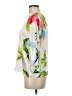 Zara Floral Ivory 3/4 Sleeve Blouse Size M - photo 5