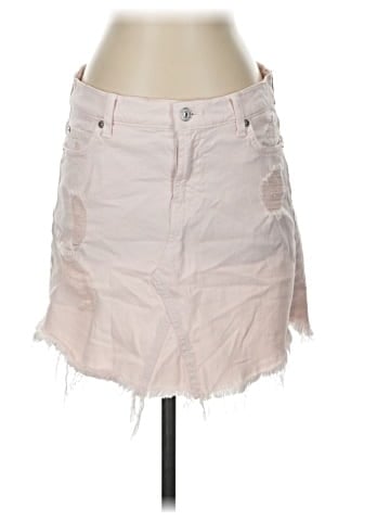 7 For All Mankind Denim Skirt (view 1)