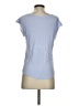 Express 100% Rayon Blue Short Sleeve Top Size S - photo 2