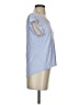 Express 100% Rayon Blue Short Sleeve Top Size S - photo 4