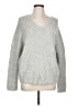 Ann Taylor Chevron-herringbone Silver Gray Pullover Sweater Size L - photo 1