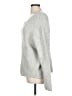 Ann Taylor Chevron-herringbone Silver Gray Pullover Sweater Size L - photo 5