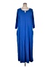 Catherines Blue Casual Dress Size 1X (estimated) - photo 1