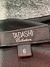 Tadashi Chevron-herringbone Black Cocktail Dress Size 6 - photo 7