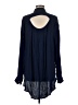 Koch 100% Rayon Blue Long Sleeve Blouse Size M - photo 2