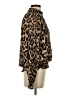 Voila 100% Polyester Animal Print Brown Long Sleeve Blouse Size S - photo 4
