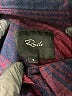 Rails 100% Rayon Plaid Burgundy Long Sleeve Blouse Size S - photo 7