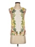 J.Crew Tropical Ivory Sleeveless T-Shirt Size XS - photo 1
