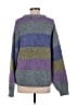 Forever 21 Color Block Purple Pullover Sweater Size S - photo 2