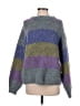 Forever 21 Color Block Purple Pullover Sweater Size S - photo 1