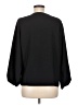 J.Crew 100% Polyester Black Long Sleeve Blouse Size M - photo 2