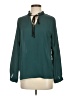 Lulus 100% Polyester Teal Long Sleeve Blouse Size XS - photo 1