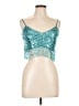 Saylor 100% Polyester Teal Tank Top Size L - photo 1