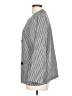 Norm Thompson Houndstooth Silver Long Sleeve Blouse Size L - photo 5