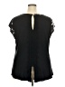 Daniel Rainn 100% Polyester Black Short Sleeve Blouse Size 2X - photo 2