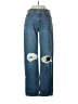 Levi's 100% Cotton Hearts Blue Jeans Size 24 waist - photo 1