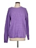 Time and Tru 100% Polyester Solid Purple Pullover Sweater Size 12 - 14 - photo 1