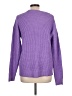 Time and Tru 100% Polyester Solid Purple Pullover Sweater Size 12 - 14 - photo 2