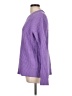 Time and Tru 100% Polyester Solid Purple Pullover Sweater Size 12 - 14 - photo 5